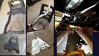 Click image for larger version

Name:	Trans Crossmember, Steering Column Plate Rehab, 750p.jpg
Views:	447
Size:	99.7 KB
ID:	25242