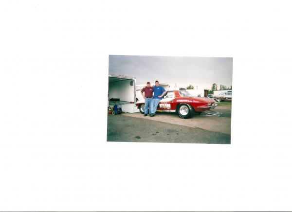 Brian and Dad, combo race at Roxboro, North Carolina.