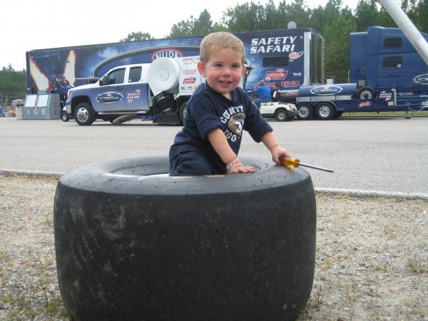 My son "Tyler" in Grandpa's Slick at Virginia Nationals 2008