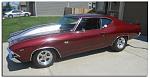 69 Chevelle street/bracket/drag radial car