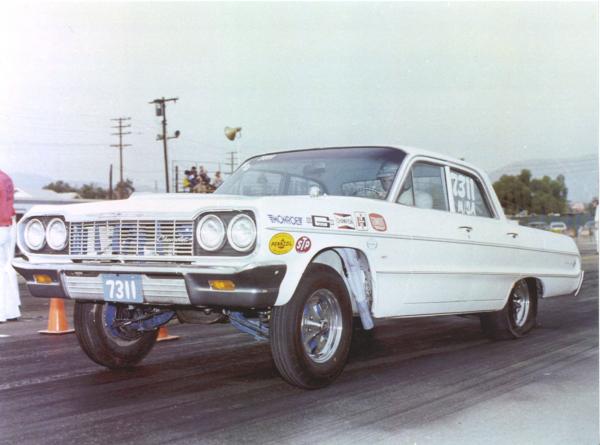 1980 Fremont Points Race Winner, Chuck Norton 64 Chevy Bel Aire