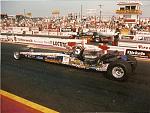Here was my dragster running in IHRA's Modified Eliminator G/ED, it was fun.