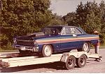 66 Chevy II  car was still all steel, first paint scheme, probably 1981