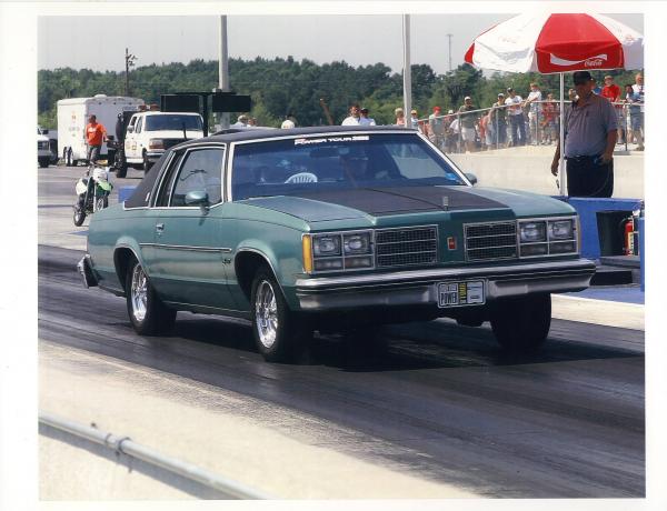 Leaving the starting line at South Georgia Motorsports Park while on the 2006 Hot Rod Power Tour, Day 2.