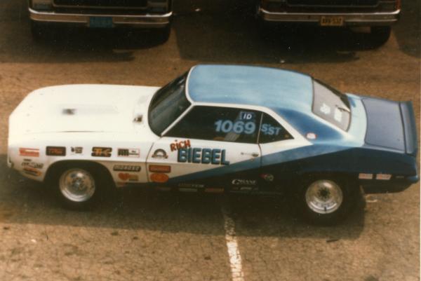 Camaro  SS/JA 1980 to 1982  then Brackets and S/ST
Completely home built and painted in my garage, and I built the garage myself too before I built the car.. Best ETand MPH as a Legal SS/JA 11.20 118 in 1981 or 1982