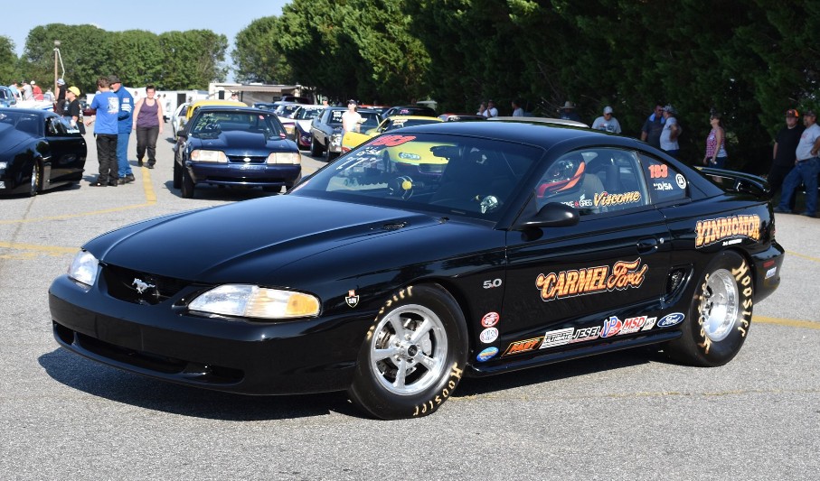 Farmington 2019, 1994 Black Mustang son Greg's current Stock Eliminator car...thanx to "usual" suspects help/guidance (God Bless them !!!)...going good !!!