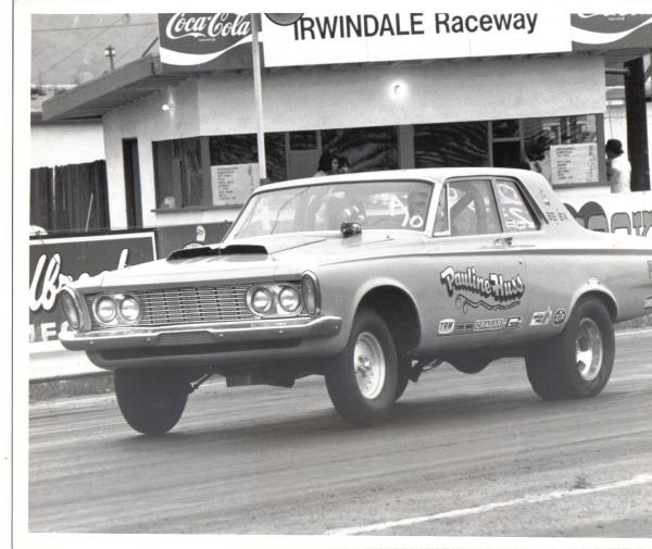 Pauline Huss 1963 Max Wedge SS DA Irwindale 1973