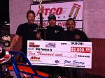 Top Dragster Win 
Atco 10-20-2012