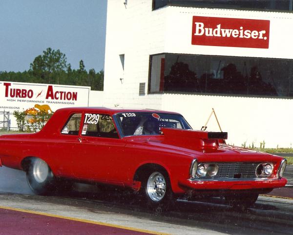 Big Red.  Apparently one of Tim Wilkerson's early drag cars.  62-65 B Bodies are all gorgeous in my book!