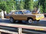 The car is leaving hard at Prescott Raceway here in Prescott, AR. We still had leaf springs on the car then. Now its sitting on coil overs.