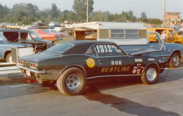 Utica Rome Dragway Pits - Late 1970's (Photo by Lynn Morton)