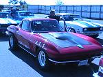 Bob Gipson's A stick 65 Corvette. In the paint booth at Dave Cech's shop. New paint Atomic Orange. Should be pretty cool.