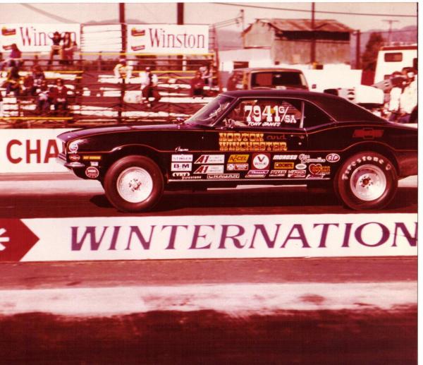 Tony Janes 1968 Camero  G SA 1981 Winternationals