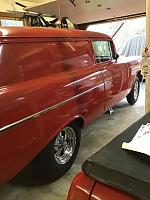 Click image for larger version

Name:	1957 SEDAN DELIVERY RR IN GARAGE ON STANDS.jpg
Views:	92
Size:	20.2 KB
ID:	57468