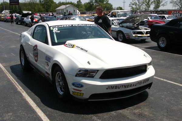 Bo Butner in the Staging Lanes at Norwalk with Holbrook Power!