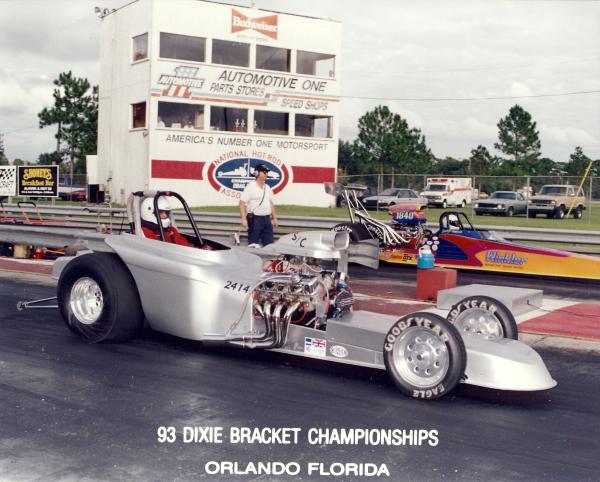 December 1993 Orlando this was the car a would run next a 4 link Undercover 23 Roadster.