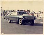 62 Galaxie 71 AHRA Winternationals. We really knew how to build on a budget in those days. Runner up in Top Stock got beat by Val Headworth.