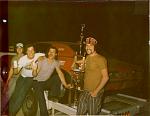 Scott Shafiroff and crew March 1972. Left to right Joel Cheatwood, Marty 'Moose', Phil and Scott.