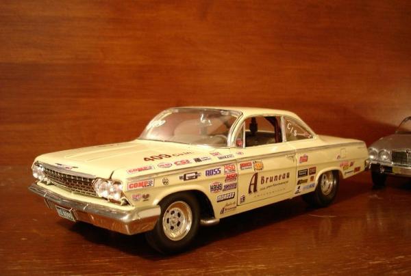 Aubrey's modelling career ! 62 BelAir 409 Stock Eliminator 1/18 LF