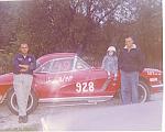 This is Bill's first race car, a 1962 Corvette that ran in B/MP 
The little guy is Nitro Joe