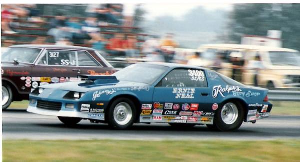 1987 SS/CS Camaro at Stanton, MI points meet Charlie Coots other lane