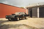 Plymouth Satellite 66  
Photo from 1990 
440 with zeeker alum. heads 
Modified stock (old swedish class before S/SS) 
 
Car is exported back to (its...