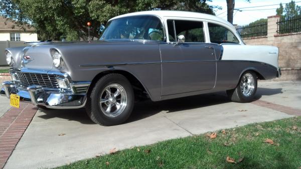 My wifes 56 Chevy, just finished restoring it. Happy wife happy life