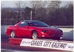 My daily driver from April 2001 til May 2005.  Bone stock 1995 LT-1 Camaro, t-tops, automatic.  Best run 13.881 (Quaker City, April 2001), best MPH...